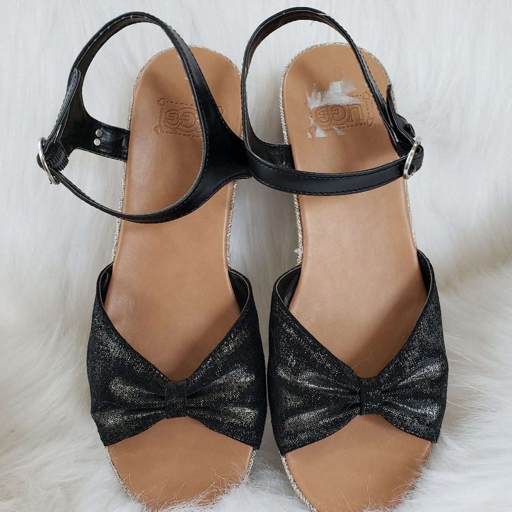 UGG Slingback Demi-Wedge Sandals